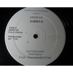 Darren B Giddi Up USED VINYL 12INCH PROMO