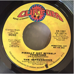 The Impressions Finally Got Myself Together (I'm A Changed Man) USED VINYL 7INCH 45 RPM PROMO