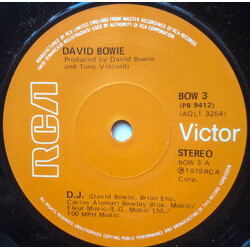 David Bowie DJ USED VINYL 7INCH 45 RPM SINGLE