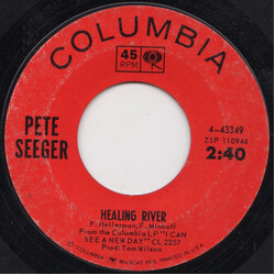Pete Seeger Healing River / (The Ring On My Finger Is) Johnny Give Me USED VINYL 7INCH 45 RPM