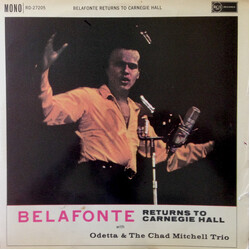 Harry Belafonte / Odetta / The Chad Mitchell Trio Belafonte Returns To Carnegie Hall Vinyl LP USED