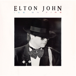 Elton John Ice On Fire Vinyl LP USED