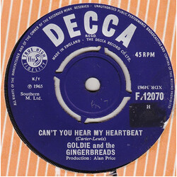 Goldie & The Gingerbreads Can't You Hear My Heartbeat USED VINYL 7INCH SINGLE 45 RPM