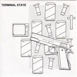 Terminal State (3) Panic Attack USED VINYL 7INCH 45 RPM