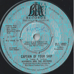 Reparata And The Delrons Captain Of Your Ship Vinyl 7" USED