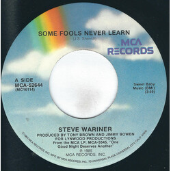 Steve Wariner Some Fools Never Learn USED VINYL 7INCH 45 RPM SINGLE
