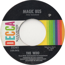 The Who Magic Bus / Someone's Coming VINYL 7" USED
