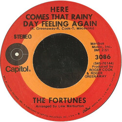 The Fortunes Here Comes That Rainy Day Feeling Again USED VINYL 7INCH 45 RPM SINGLE