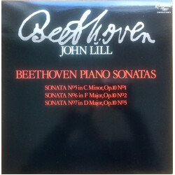 Ludwig van Beethoven / John Lill Beethoven Piano Sonatas Nos. 5, 6 & 7 Vinyl LP USED
