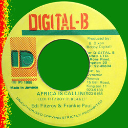 Edi Fitzroy / Frankie Paul Africa Is Calling USED VINYL 7INCH 45 RPM