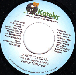 Freddie McGregor If God Be For Us Vinyl 7" USED