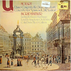 Wolfgang Amadeus Mozart / Ingrid Haebler / Sas Bunge / Ludwig Hoffmann / Sir Colin Davis / Alceo Galliera Piano Concerto No. 24 In C Minor, K. 491 / C