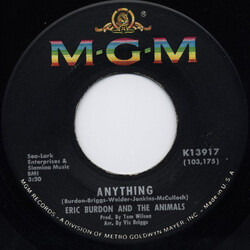 Eric Burdon & The Animals Anything / It's All Meat USED VINYL 7INCH 45 RPM SINGLE