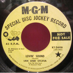 Ian & Sylvia Lovin' Sound / Pilgrimage To Paradise USED VINYL 7INCH 45 RPM SINGLE PROMO