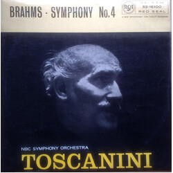 Johannes Brahms / Arturo Toscanini / NBC Symphony Orchestra Symphony No. 4, In E Minor, Op. 98 Vinyl LP USED