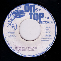 Ronnie Davis Give The People USED VINYL 7INCH