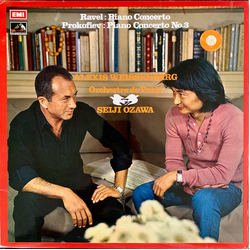 Maurice Ravel / Sergei Prokofiev / Alexis Weissenberg / Orchestre De Paris / Seiji Ozawa Piano Concerto / Piano Concerto No. 3 Vinyl LP USED