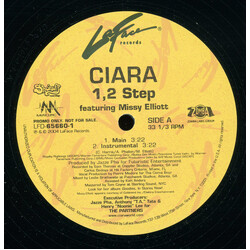 Ciara (2) / Missy Elliott 1, 2 Step USED VINYL 12INCH PROMO 33 S RPM