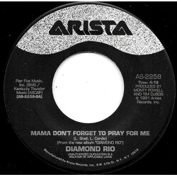 Diamond Rio Mama Don't Forget To Pray For Me USED VINYL 7INCH