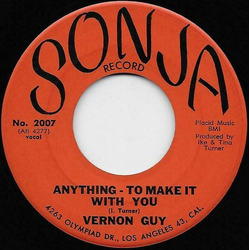 Vernon Guy Anything - To Make It With You Vinyl 7" USED