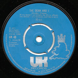 10cc The Dean And I USED VINYL 7INCH SINGLE 45 RPM