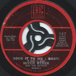 Mitch Ryder & The Detroit Wheels / Norma Tanega Sock It To Me - Baby! / Walkin' My Cat Named Dog USED VINYL 7INCH 45 RPM SINGLE