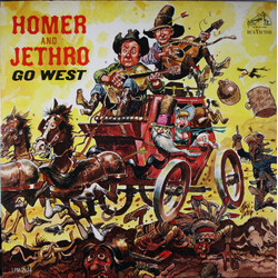 Homer And Jethro Go West Vinyl LP USED