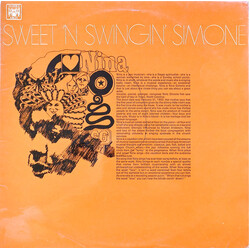 Nina Simone Sweet 'N' Swingin' Simone Vinyl LP USED