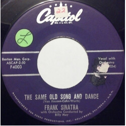 Frank Sinatra The Same Old Song And Dance USED VINYL 7INCH SINGLE