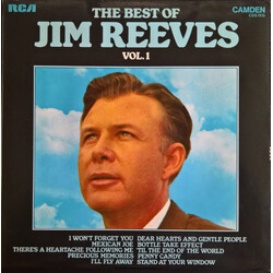 Jim Reeves The Best Of Jim Reeves Vol. 1 Vinyl LP USED