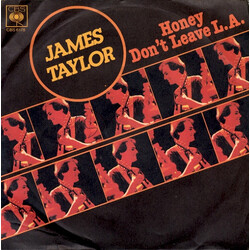 James Taylor (2) Honey Don't Leave L.A. Vinyl USED