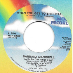 Barbara Mandrell When You Get To The Heart / Survivors USED VINYL 7INCH 45 RPM