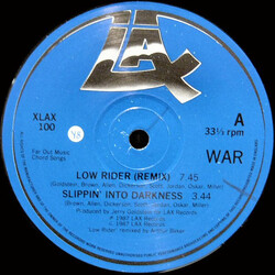 War Low Rider (Remix) USED VINYL 12INCH 33 S RPM SINGLE