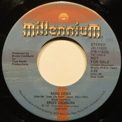 Bruce Cockburn Radio Shoes USED VINYL 7INCH 45 RPM PROMO STEREO MONO