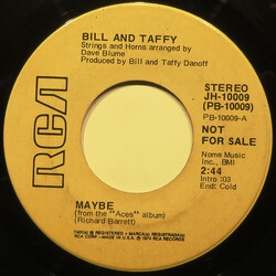 Bill & Taffy Danoff Maybe USED VINYL 7INCH 45 RPM PROMO STEREO MONO