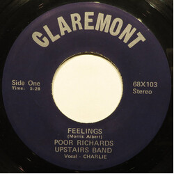 Poor Richards Upstairs Band Feelings USED VINYL 7INCH 45 RPM