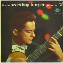 László Szendrey Karper Guitar Recital Vinyl LP USED