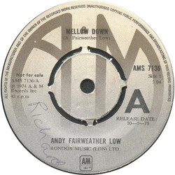 Andy Fairweather-Low Mellow Down USED VINYL 7INCH 45 RPM PROMO