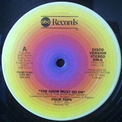 Four Tops The Show Must Go On USED VINYL 12INCH 45 RPM PROMO STEREO MONO