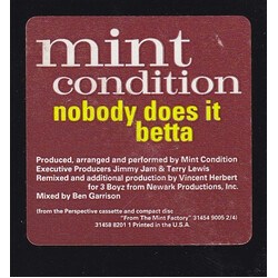 Mint Condition Nobody Does It Betta USED VINYL 12INCH 33 S RPM PROMO