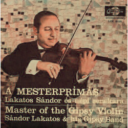 Sándor Lakatos And His Gipsy Band A Mesterprímás Vinyl LP USED