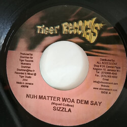 Sizzla Nuh Matter Woa Dem Say USED VINYL 7INCH 45 RPM