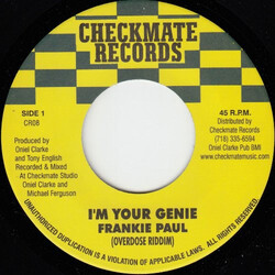 Frankie Paul / Terrence Smith (3) I'm Your Genie / Bless Me USED VINYL 7INCH 45 RPM