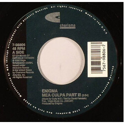 Enigma Mea Culpa Part II USED VINYL 7INCH 45 RPM SINGLE