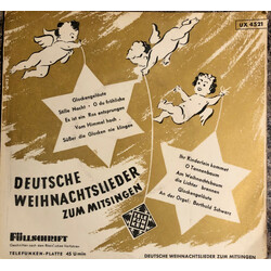 Berthold Schwarz Deutsche Weihnachtslieder Zum Mitsingen USED VINYL 7INCH 45 RPM