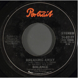 Balance (10) Breaking Away USED VINYL 7INCH 45 RPM SINGLE STYRENE