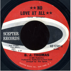 B.J. Thomas No Love At All USED VINYL 7INCH 45 RPM SINGLE