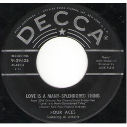 The Four Aces / Al Alberts Love Is A Many-Splendored Thing / Shine On Harvest Moon VINYL 7" USED