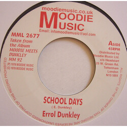 Errol Dunkley School Days USED VINYL 7INCH REPRESS