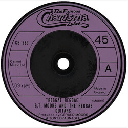 G.T. Moore And The Reggae Guitars Reggae Reggae / Otis Blue USED VINYL 7INCH